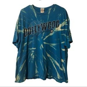 Bleach Dyed Dollywood tee-T047